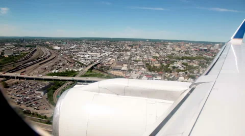 Final approach HD Stock Footage 991791