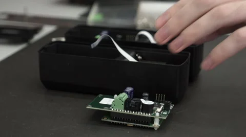 Final Assembly of electronic equipment Видео 67897412