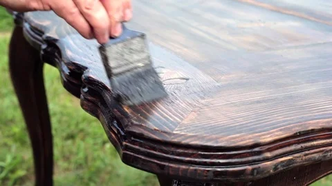 Final Coverage of the Restore Table Stock Footage 74205689