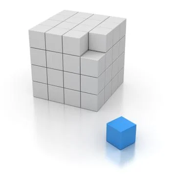 Final Cube Stock Illustration