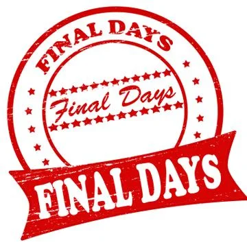 Final days Stock Illustration