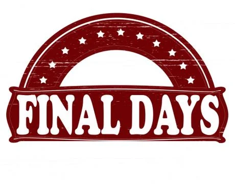 Final days Stock Illustration