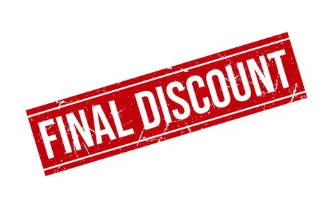 Final Discount Stamp Seal Vector Illustration Stock Illustration