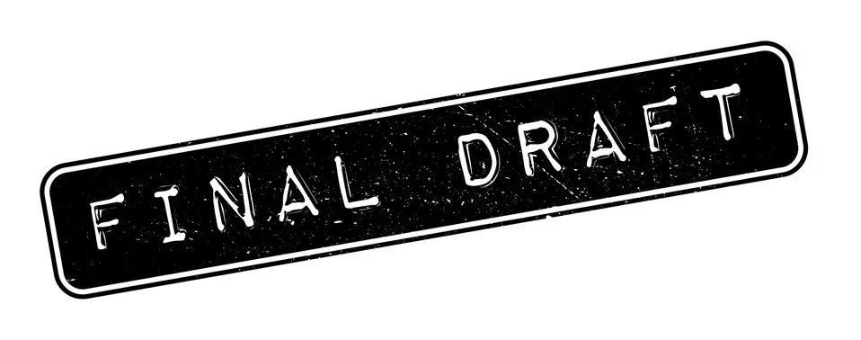 Final Draft rubber stamp イラスト素材