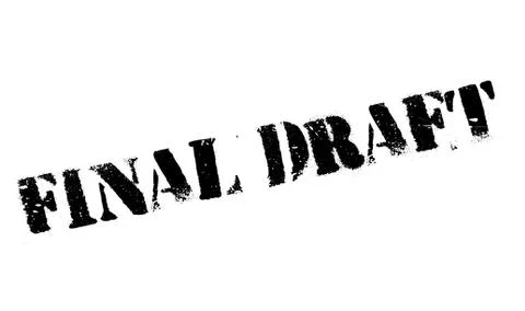 Final Draft rubber stamp イラスト素材
