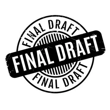 Final Draft rubber stamp イラスト素材