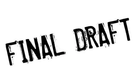 Final Draft rubber stamp イラスト素材