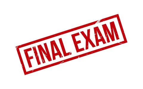 Final Exam Rubber Stamp Seal Vector イラスト素材