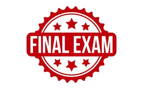 Final Exam Rubber Stamp Seal Vector イラスト素材