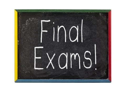 Final exams! Stock Photos