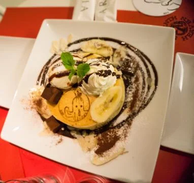 Final Fantasy pancake Stock-Fotos