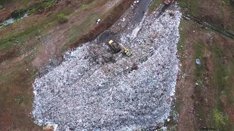 Final Garbage Disposal Site in Banda Aceh City, Indonesia Stock Footage 241783791
