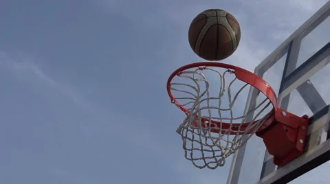 The Final Goal in Basketball Stock Footage 41342555