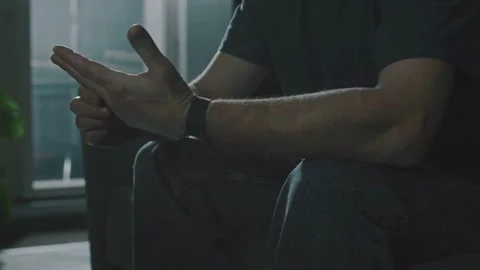 A Final Goodbye Removing the Ring That Once Meant Forever Stock Footage 321379087