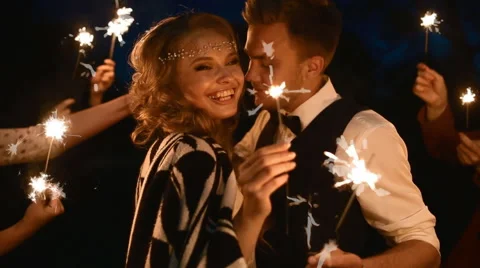 Final moment of the wedding Stock Footage 67623701