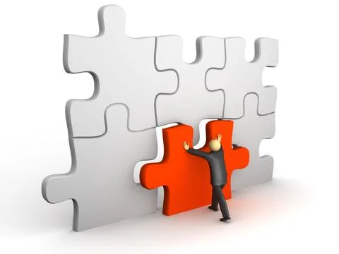 Final piece Stock Illustration