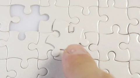 Final puzzle Video stock 57874605