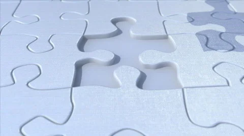 Final puzzle piece Video stock 630581