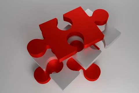 Final puzzle piece. Stock Illustration