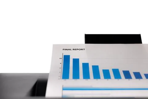 Final Report Graph Stock Photos