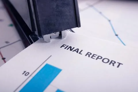 Final Report Stock Photos