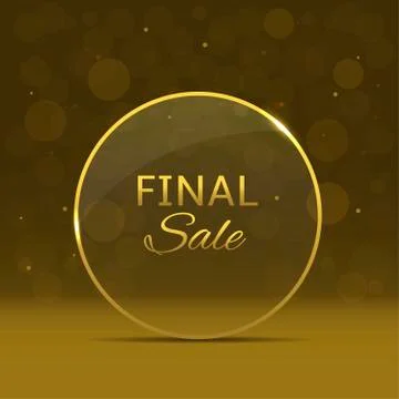 Final sale label Stock Illustration