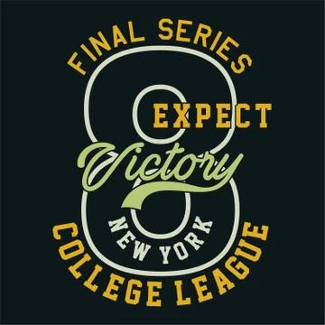 Final series expect victory Illustrazione stock