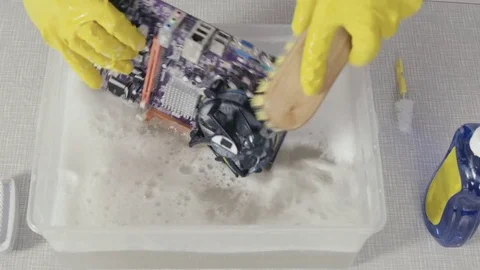 Final service for computer electronics Stock-Footage 72772870