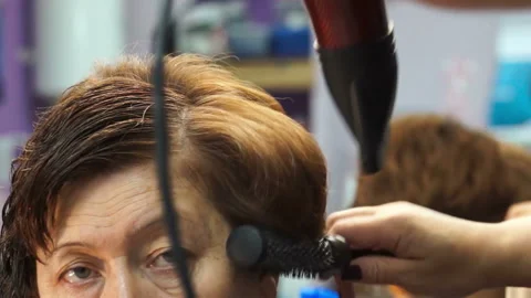 The final stage of hairstyles Stock Footage 88471184