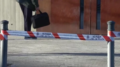 Final stretch of Gürtel trial regarding activities of plot in Arganda del Rey, S Video stock 305460734