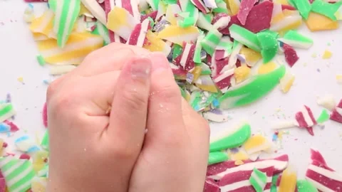 Final Striped Soap Breaking Session Part 3 Stock Footage 314054369