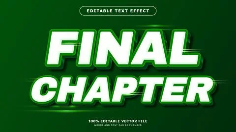 Final text effect template design with 3d style use for business brand and lo イラスト素材