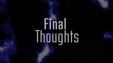 Final thoughts sign on white background 库存影片 316525429