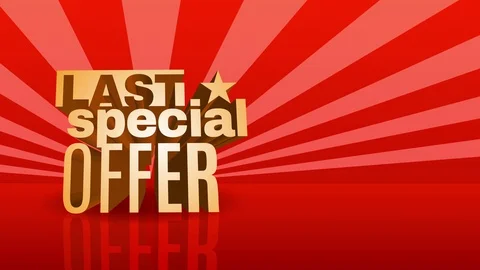 Final unique offer deadline announcement for big enterprise trading season with Stock-Footage 130035573