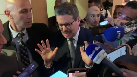 Finalising "Algiers Declaration" to consolidate PFEG as OPEC of gas, Algiers, TN Vídeo Stock 266439145