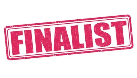 Finalist stamp Stock Illustration