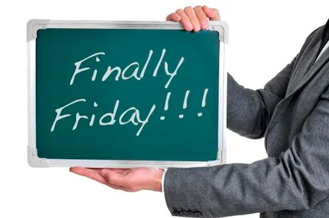 Finally friday Stock Illustration