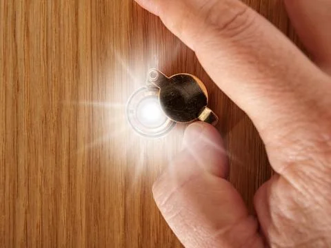 Finally light Foto stock