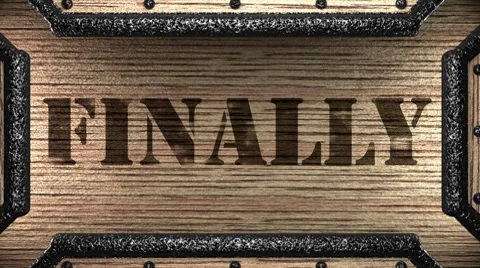Finally on wooden stamp Видео 8762807