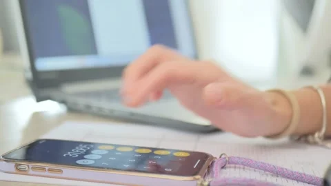 Finance and accounting, calculating return on investment, budget planning Stock Footage 256447733