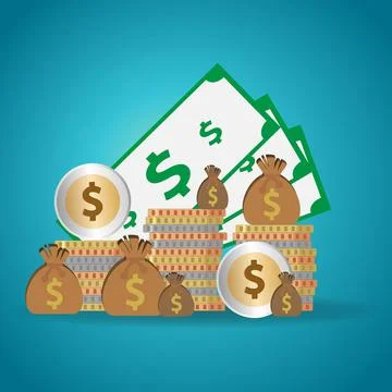 Finance and banking concept Stock Illustration