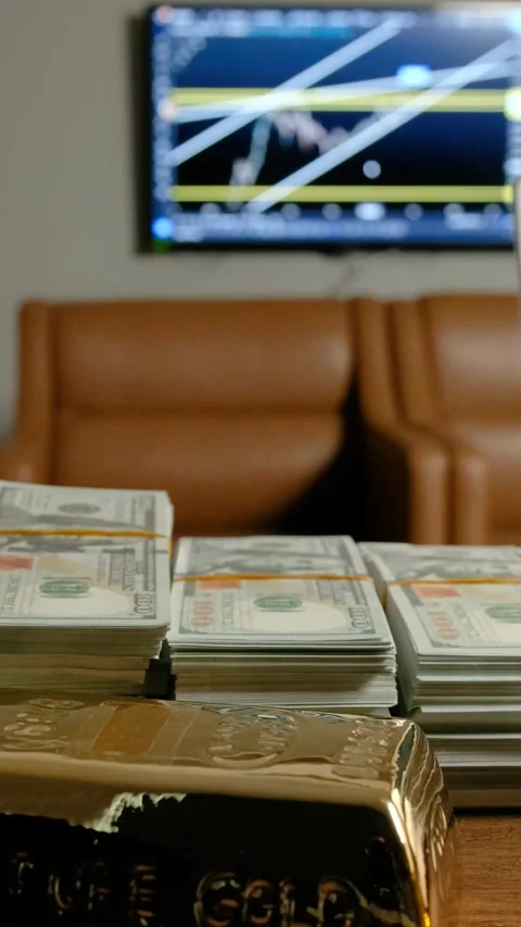 Finance and Money Concept Vertical Video Stock-Footage 334872239