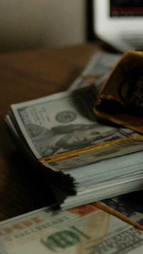 Finance and Money Concept Vertical Video Stock Footage 334876289
