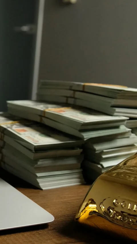 Finance and Money Concept Vertical Video Stock-Footage 334876415