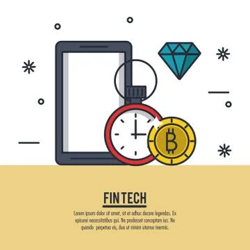 Finance and technology Stock Illustration