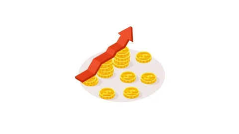 Finance animation Stock Footage 195943497