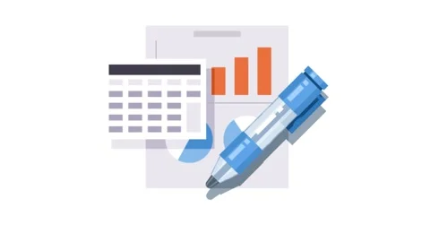 Finance animation Vídeos de archivo 195943499