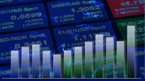 Finance background. Financial background with abstract numbers Video stock 64511944