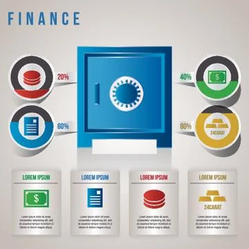 Finance Background 스톡 일러스트