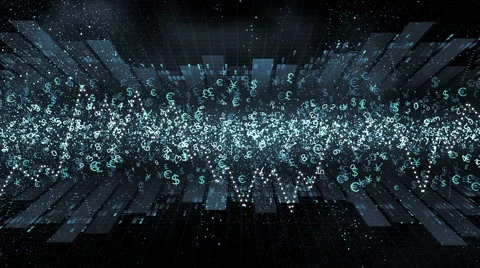 Finance Background Loop Stock Footage 58612909